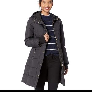j crew long puffer coat